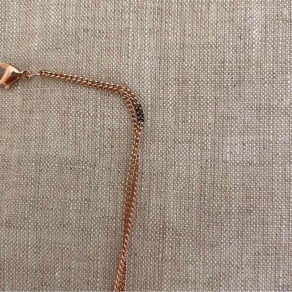 MIMCO rose gold reversible layered necklace - Picture 4 of 4